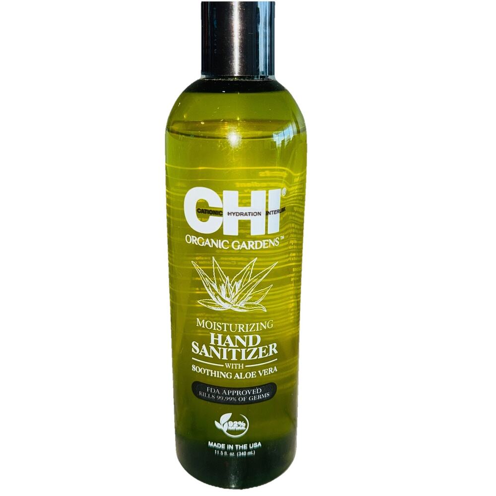 CHI Hand Moisturizing Sanitizer Soothing Aloe‎ Vera Kills 99% of Germs Free Ship